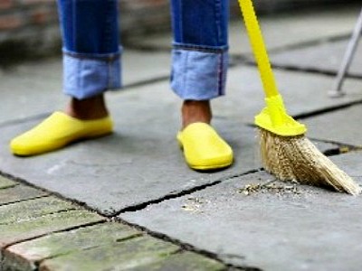 Image result for image of a woman sweeping